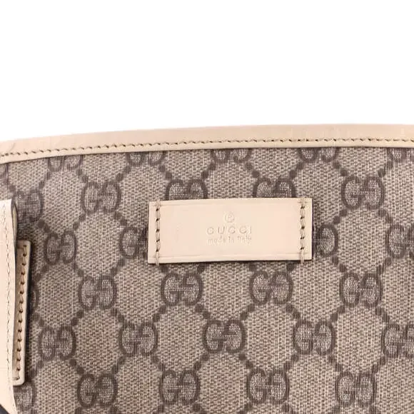 Gucci Plus Tote Gg Coated Canvas With #238970G11B - Picture 6 of 7